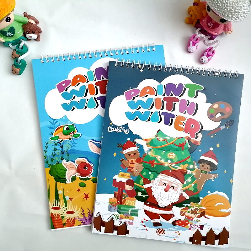 Set Buku Mewarna Cat Air Semua Dalam Satu