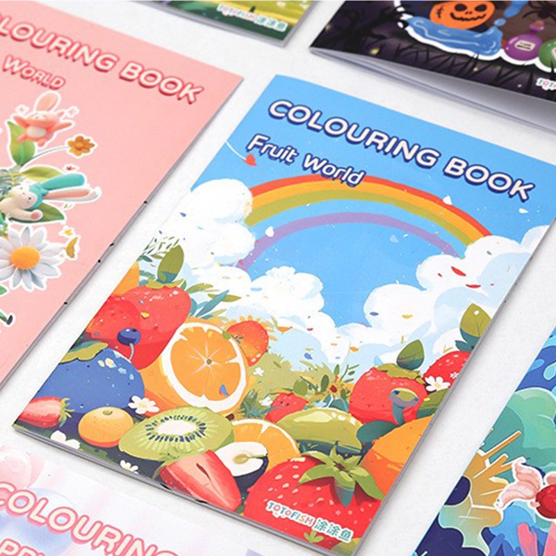 Staple Bound Kids Coloring Book