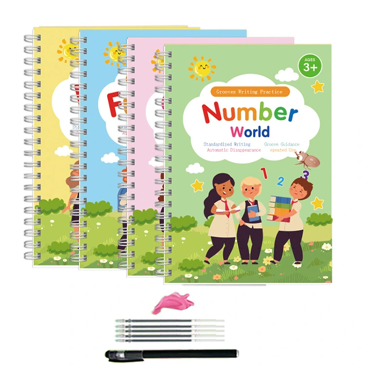 Set Buku Amalan Menulis Beralur Ajaib