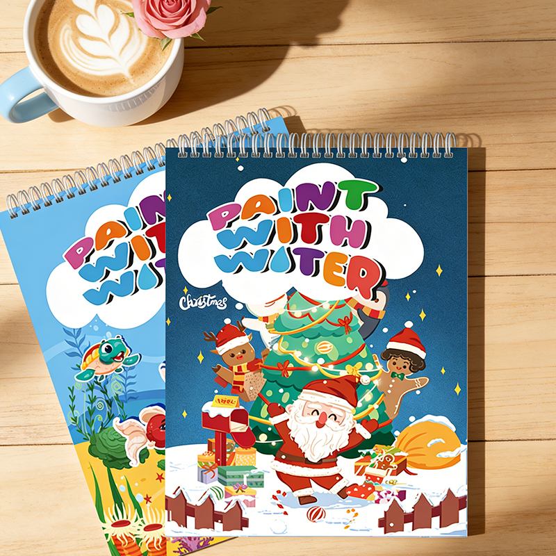 Buku Mewarna Cat Air Terikat Lingkaran