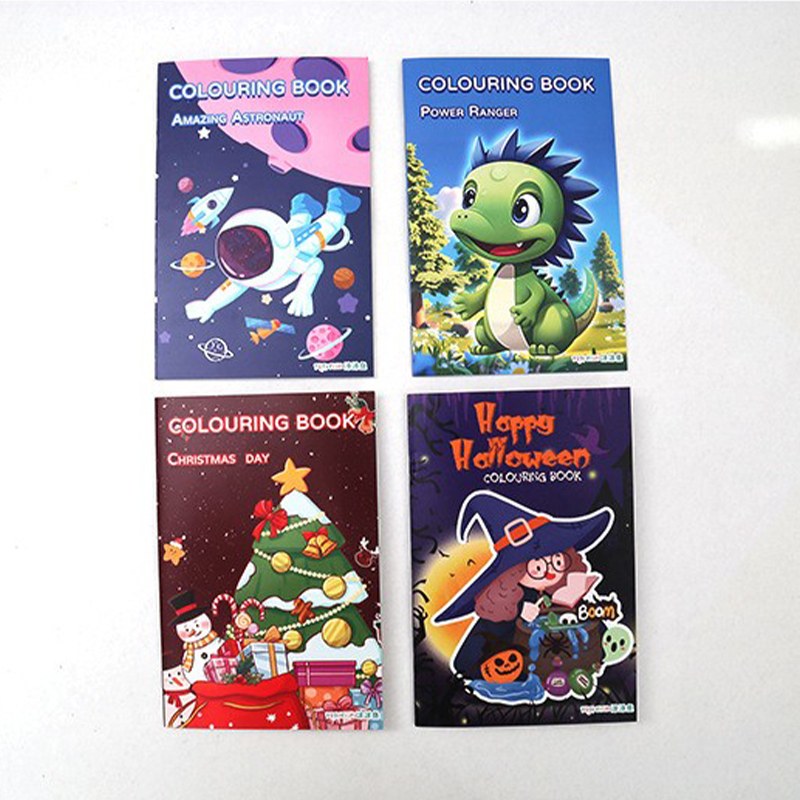 Buku Mewarna Kanak-Kanak Terikat Ruji